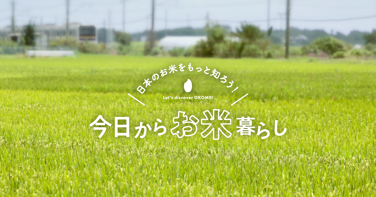 日本のお米をもっと知ろう！今日からお米暮らし｜ボーソー油脂株式会社 